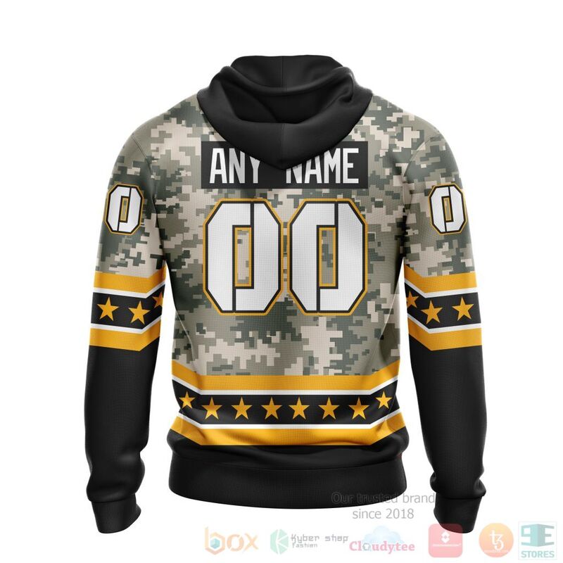 TOP NHL Boston Bruins Honor Military White Camo Color All Over Print Custom 3D Hoodie, Shirt 13