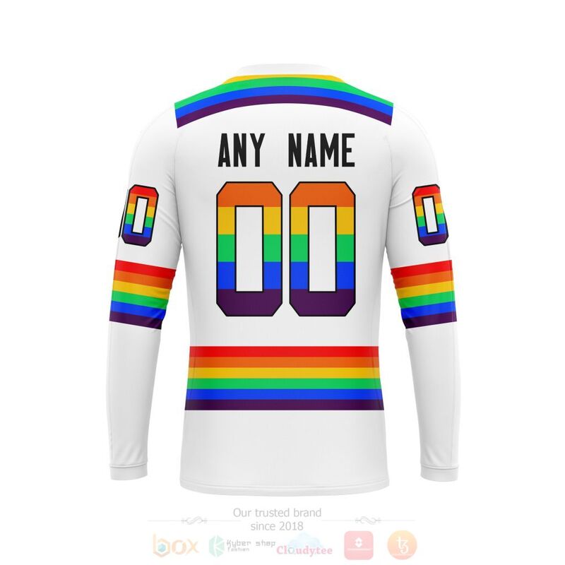 TOP NHL Calgary Flames White LGBT Pride Personalized Custom 3D T-Shirt, Hoodie 6 TOP NHL Calgary Flames White LGBT Pride Personalized Custom 3D T-Shirt, Hoodie - Image 6