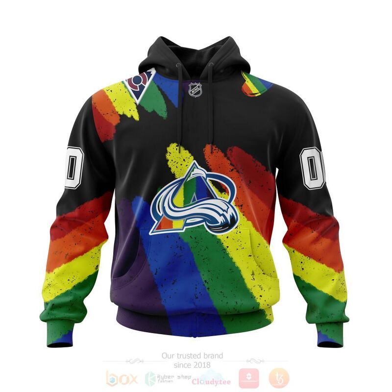 TOP NHL Colorado Avalanche LGBT Pride Personalized Custom 3D T-Shirt, Hoodie 15