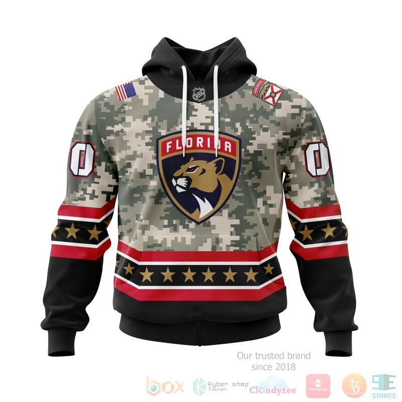 TOP NHL Florida Panthers Honor Military White Camo Color All Over Print Custom 3D Hoodie, Shirt 14