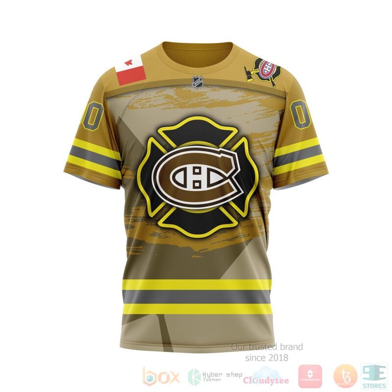 TOP NHL Montreal Canadiens Honnor Firefighter All Over Print Custom 3D Hoodie, Shirt 3 TOP NHL Montreal Canadiens Honnor Firefighter All Over Print Custom 3D Hoodie, Shirt - Image 3