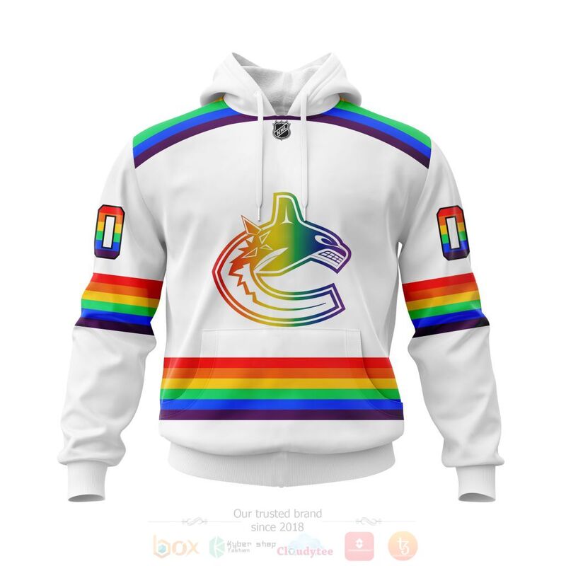 TOP NHL Vancouver Canucks LGBT Pride Personalized Custom 3D T-Shirt, Hoodie 15