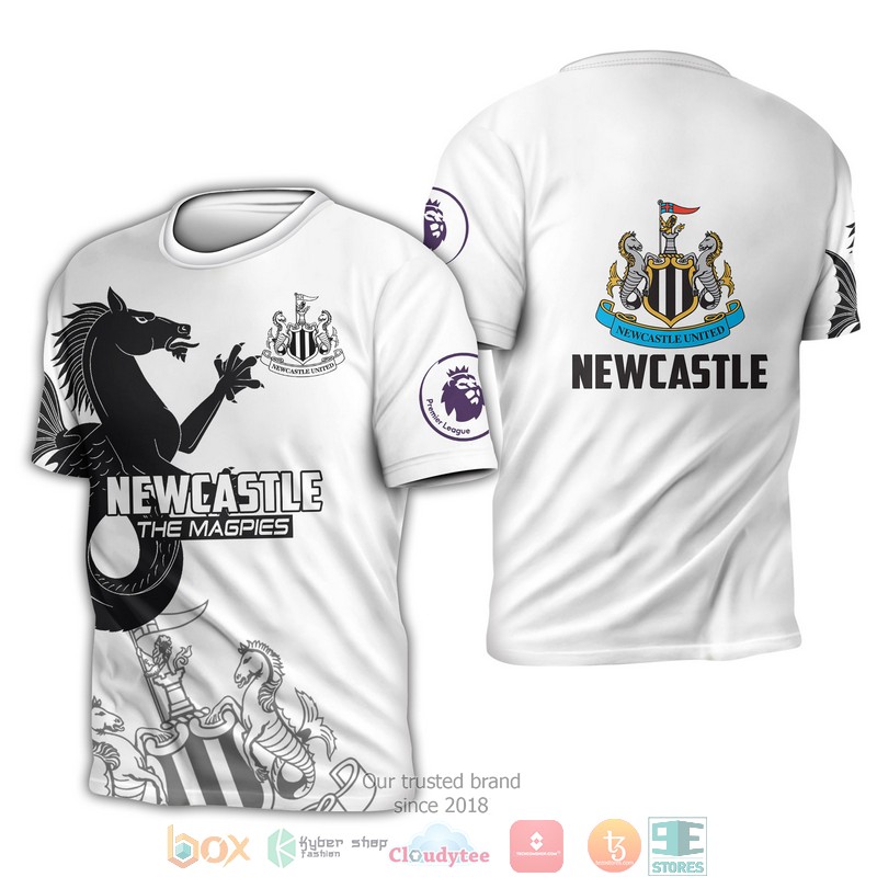 NEW Newcastle The Magpies full printed shirt, hoodie 30