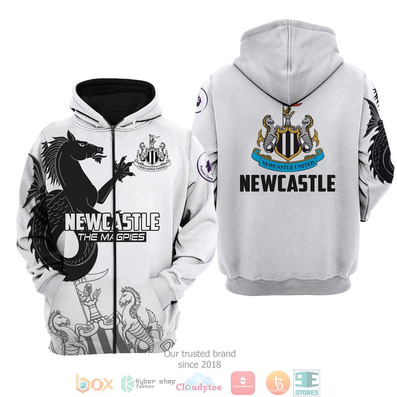 NEW Newcastle The Magpies full printed shirt, hoodie 34