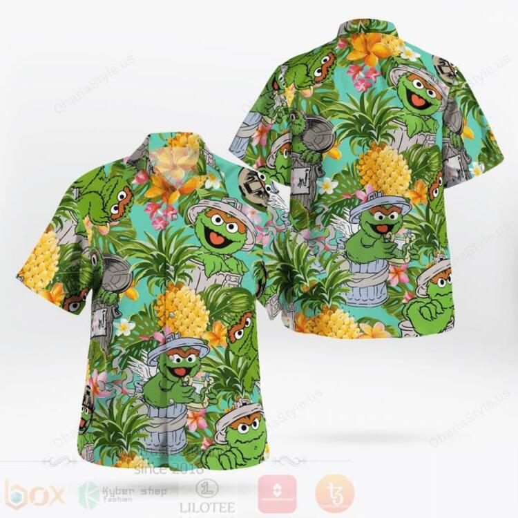 TOP Oscar The Grouch The Muppet Tropical Shirt 6