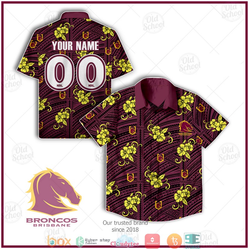 BEST NRL Brisbane Broncos Custom Hawaiian shirt 6