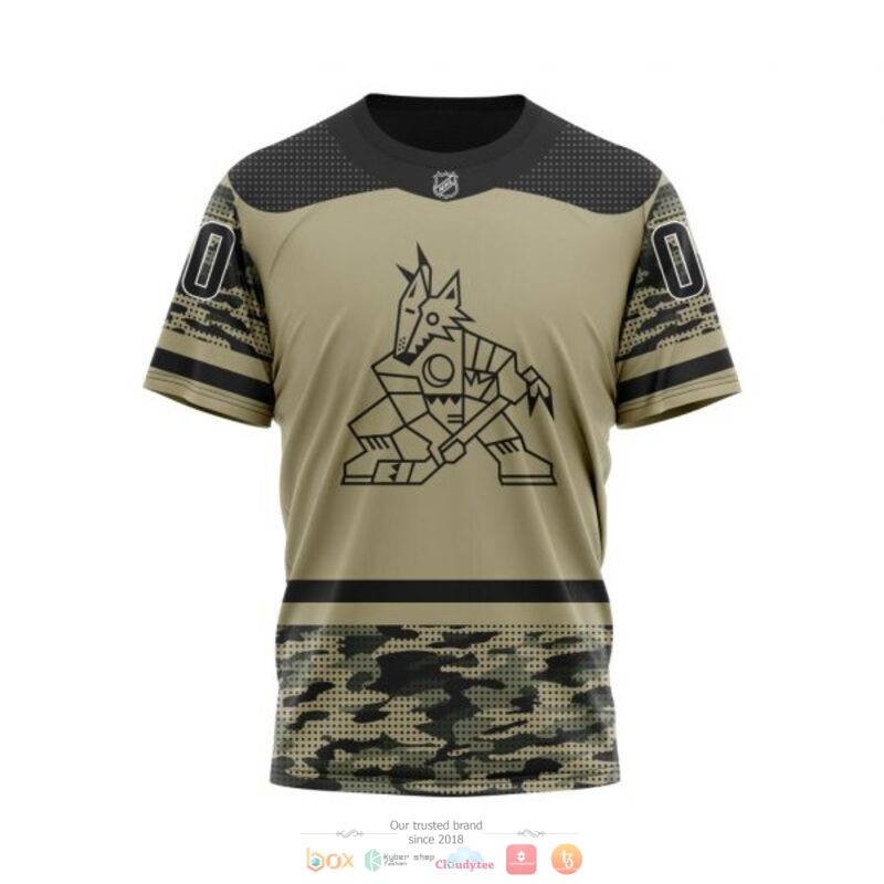 BEST Personalized Arizona Coyotes Military Appreciation Night custom all over print 3D shirt, hoodie - Image 8