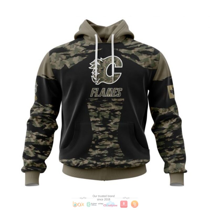 BEST Personalized Calgary Flames green camo custom all over print 3D shirt, hoodie 18