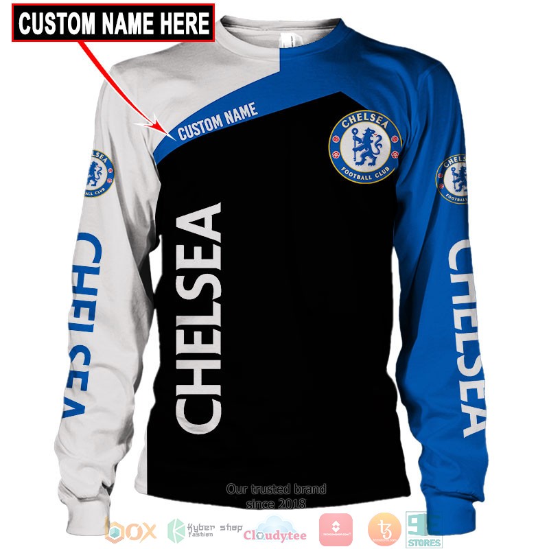 HOT Chelsea Custom name full printed shirt, hoodie 4