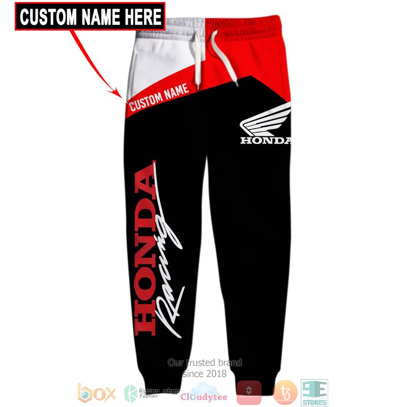 HOT Honda Motor Racing Custom name full printed shirt, hoodie 5