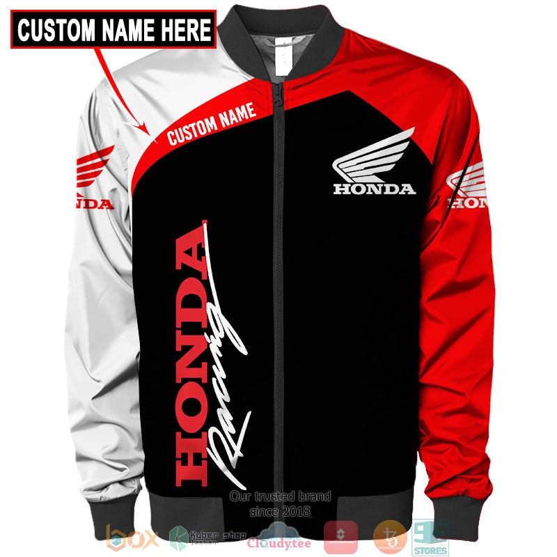 HOT Honda Motor Racing Custom name full printed shirt, hoodie 6