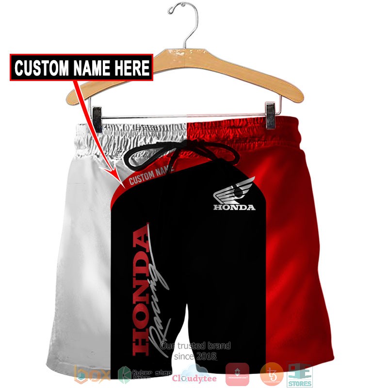 HOT Honda Motor Racing Custom name full printed shirt, hoodie 12