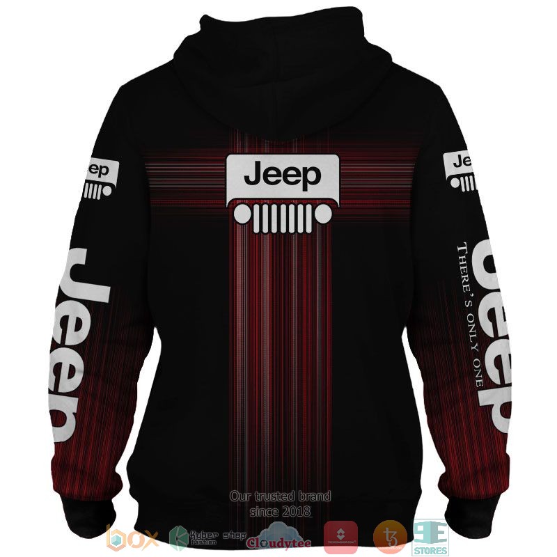 HOT Jeep Red Custom name full printed shirt, hoodie 2