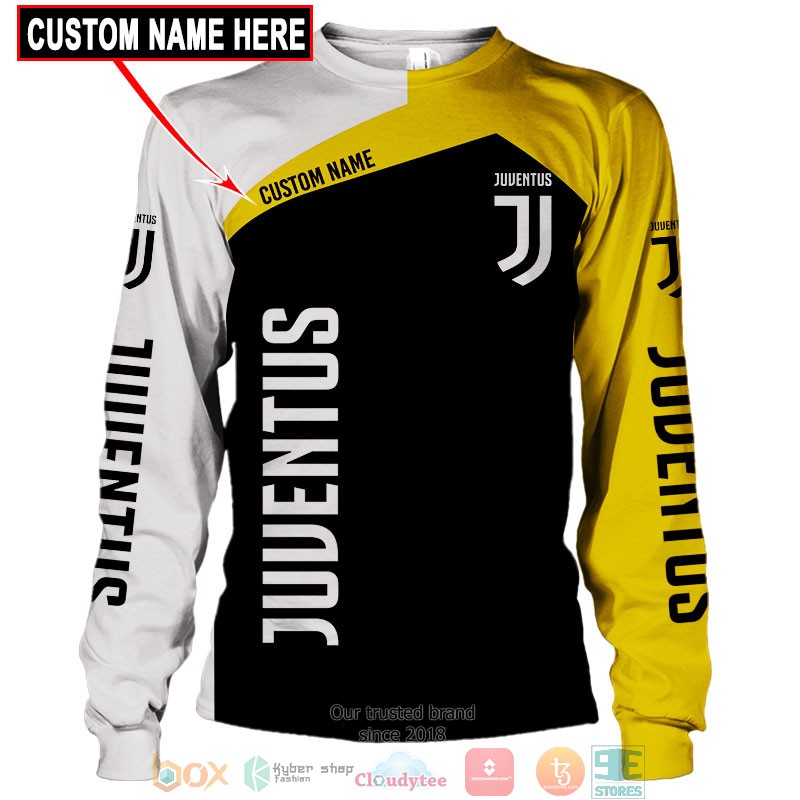 HOT Juventus Custom name full printed shirt, hoodie 27