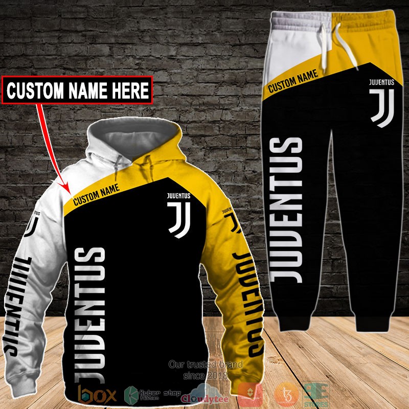 HOT Juventus Custom name full printed shirt, hoodie 8
