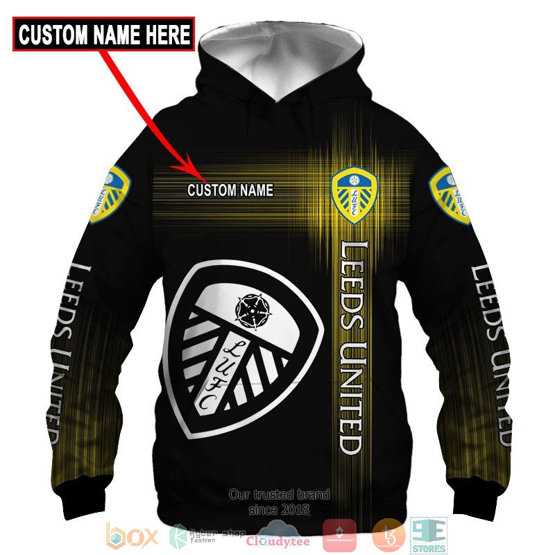 HOT Leeds United Custom name full printed shirt, hoodie 51