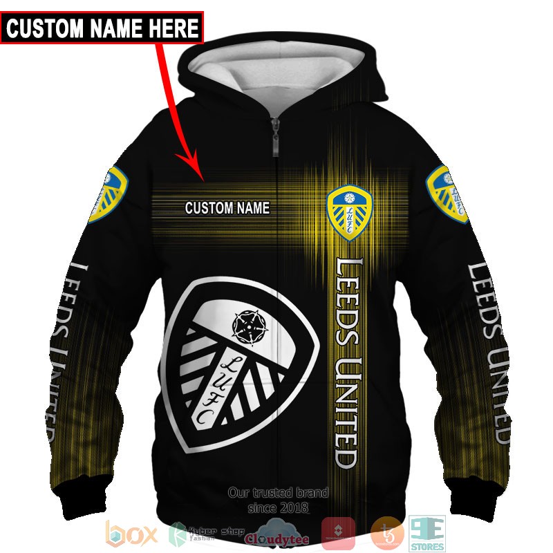 HOT Leeds United Custom name full printed shirt, hoodie 3