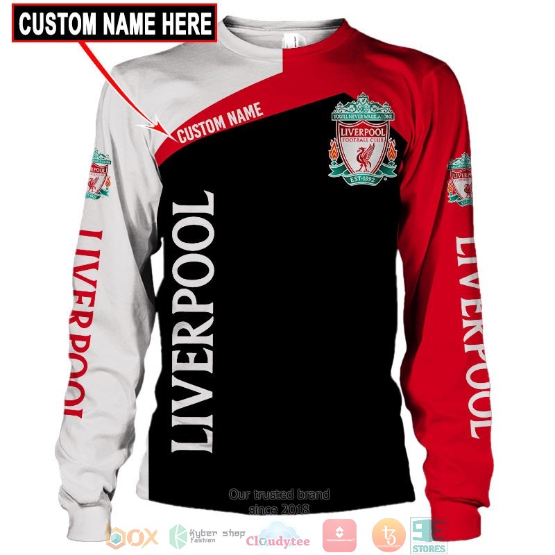 HOT Liverpool Custom name full printed shirt, hoodie 4