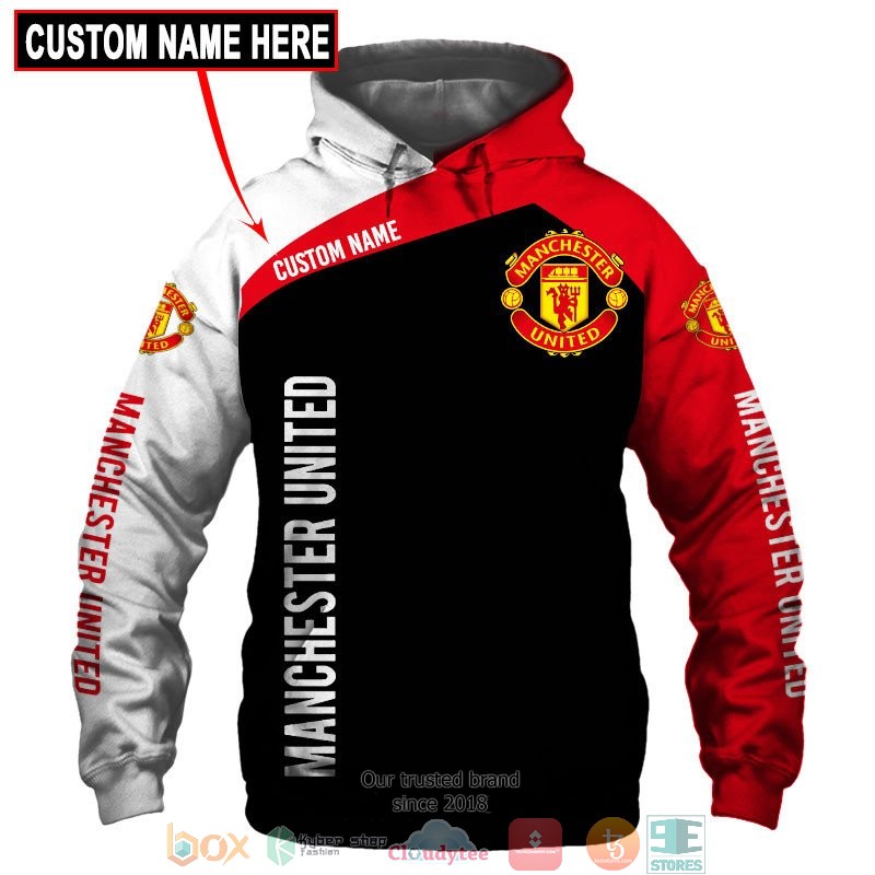 HOT Manchester United Custom name full printed shirt, hoodie 52