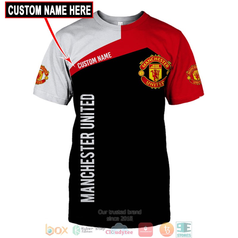 HOT Manchester United Custom name full printed shirt, hoodie 33