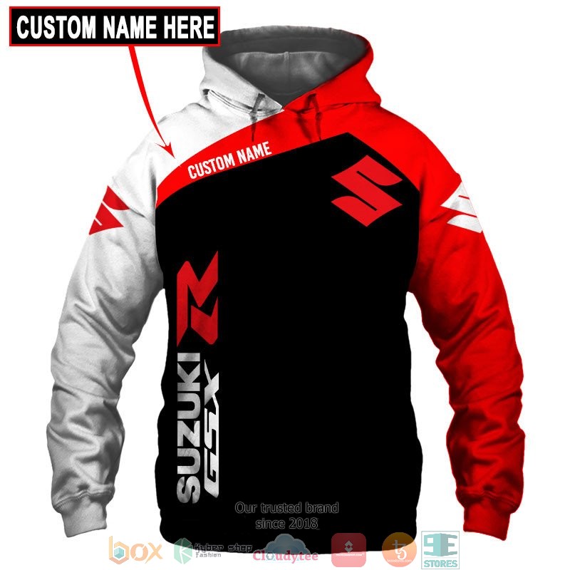 HOT Suzuki GSX R Custom name full printed shirt, hoodie 1