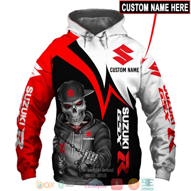HOT Suzuki Skull GSXR Z Custom name full printed shirt, hoodie 49