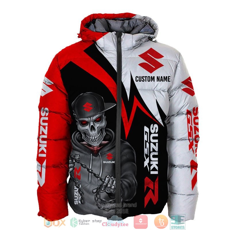 HOT Suzuki Skull GSXR Z Custom name full printed shirt, hoodie 42