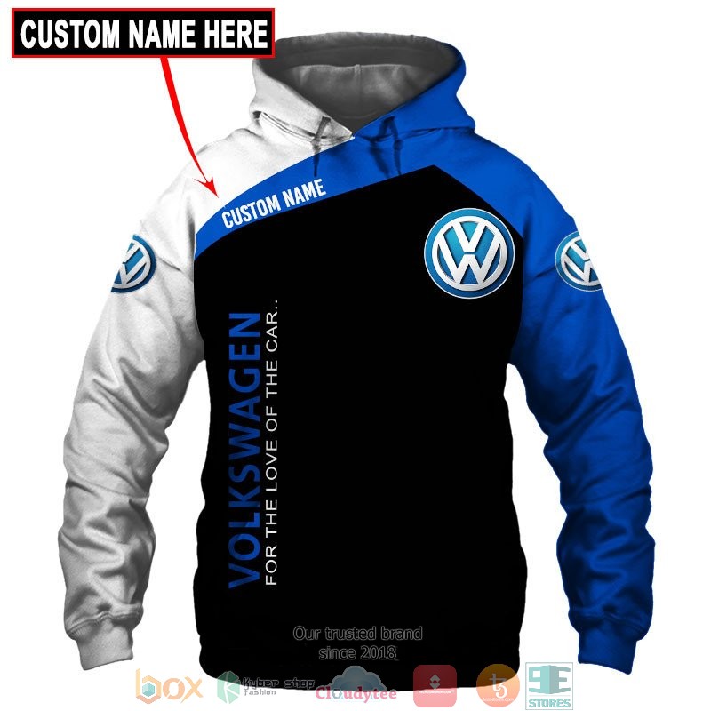 HOT Volkswagen For the love of the car Custom name full printed shirt, hoodie 51