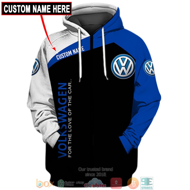 HOT Volkswagen For the love of the car Custom name full printed shirt, hoodie 3