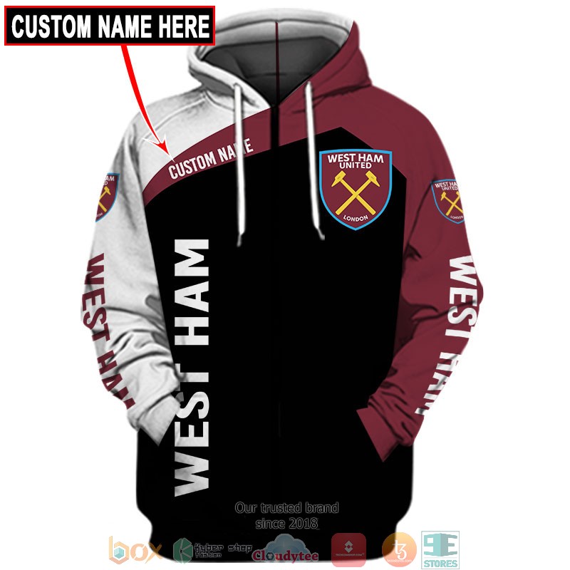 HOT West Ham Custom name full printed shirt, hoodie 59