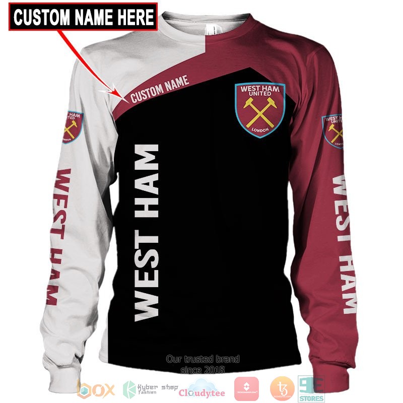 HOT West Ham Custom name full printed shirt, hoodie 39
