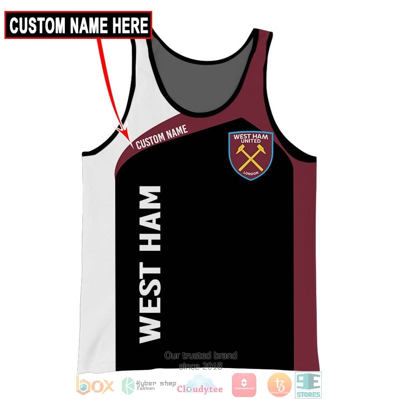 HOT West Ham Custom name full printed shirt, hoodie 46