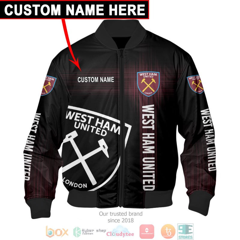HOT West Ham Black Custom name full printed shirt, hoodie 6