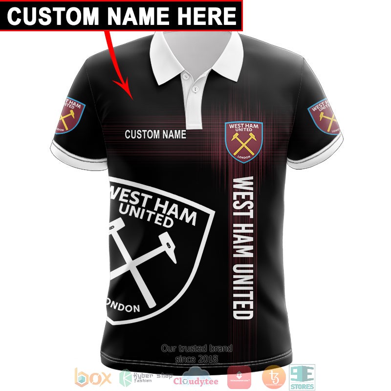 HOT West Ham Black Custom name full printed shirt, hoodie 9