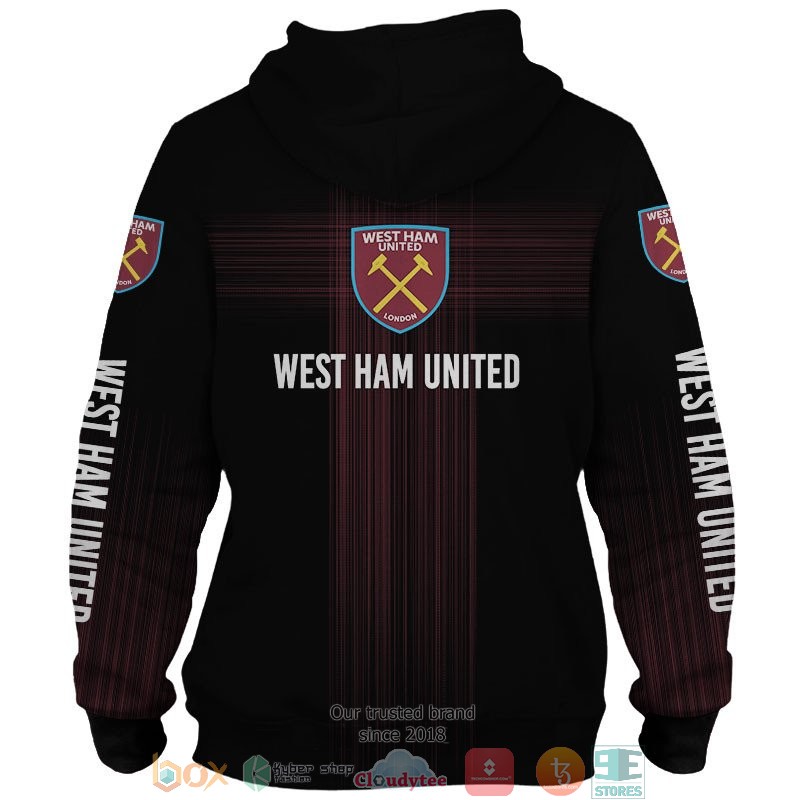 HOT West Ham Black Custom name full printed shirt, hoodie 14