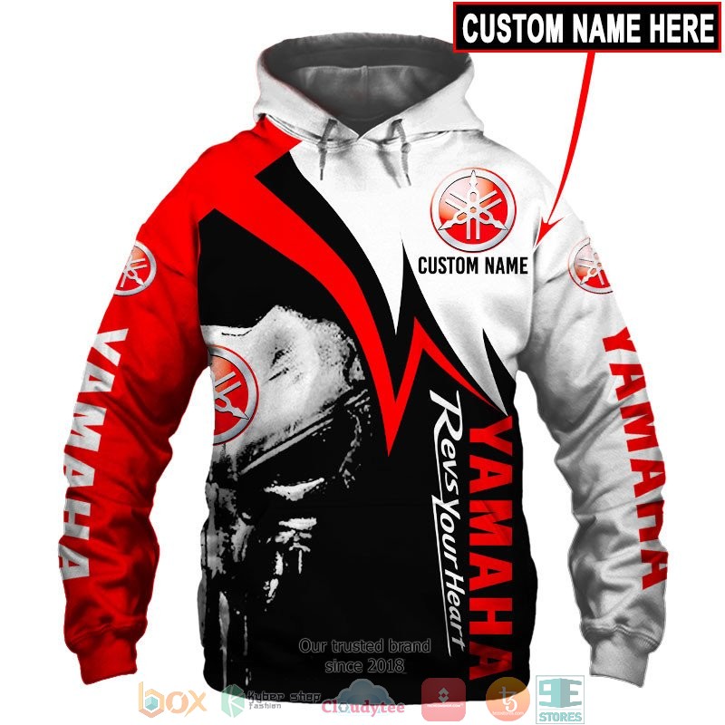 HOT Yamaha Revs Your heart Punisher Skull Custom name full printed shirt, hoodie 49