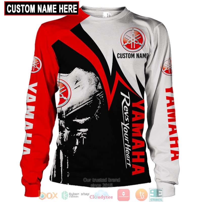 HOT Yamaha Revs Your heart Punisher Skull Custom name full printed shirt, hoodie 27