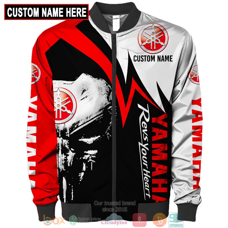 HOT Yamaha Revs Your heart Punisher Skull Custom name full printed shirt, hoodie 29