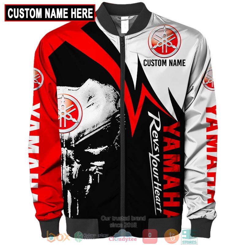 HOT Yamaha Revs Your heart Punisher Skull Custom name full printed shirt, hoodie 41