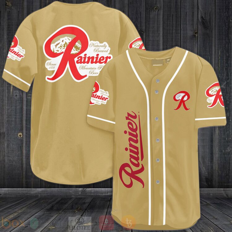TOP Rainier Brewing Company AOP Baseball Jersey 2