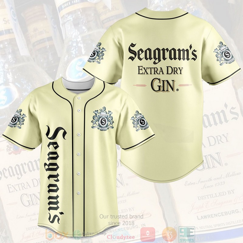 BEST Seagram's Extra Dry Gin Baseball shirt 2