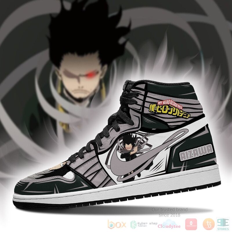 TOP Shouta Aizawa Custom Anime My Hero Academia Air Jordan High - Image 3