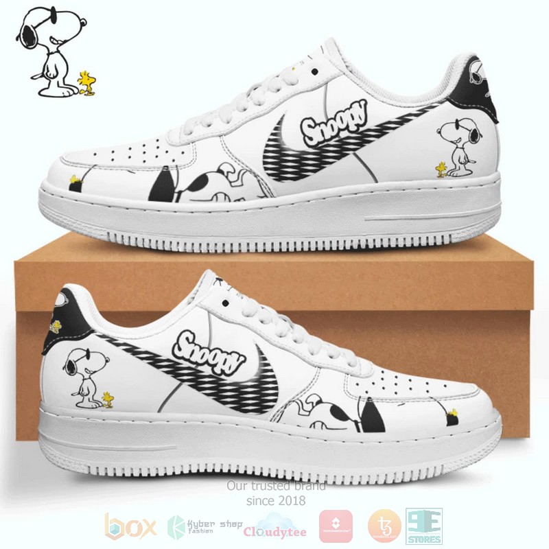 HOT Snoopy white NAF Nike Air Force sneaker 6
