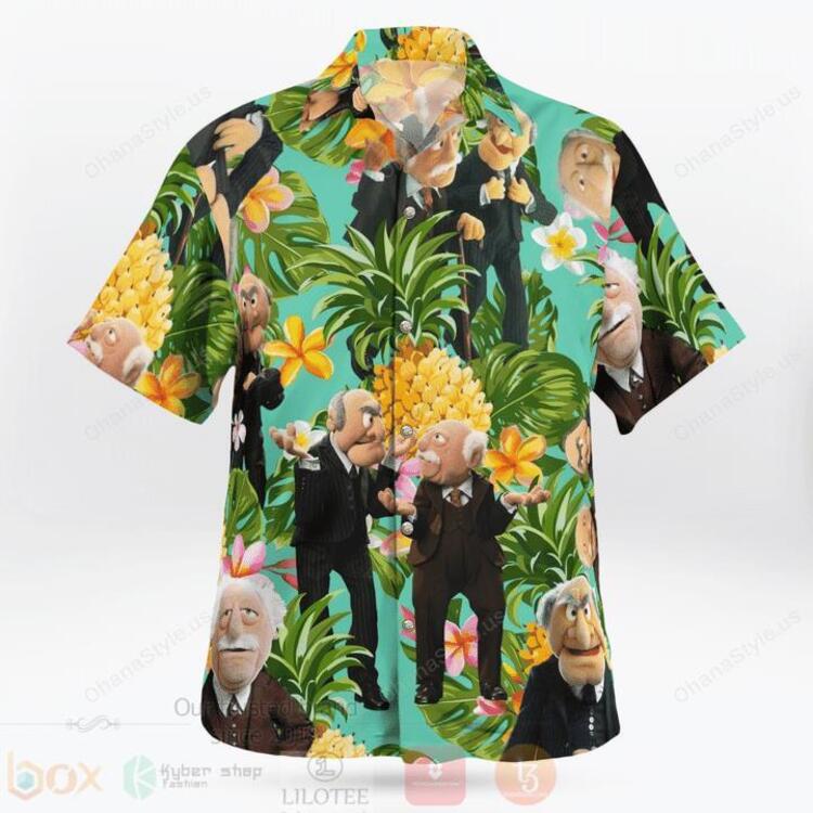 Alternative view of TOP Statler And Waldorf The Muppet Tropical Shirt