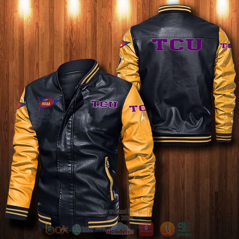 BEST TCU Horned Frogs Bomber Leather Jacket 6 BEST TCU Horned Frogs Bomber Leather Jacket - Image 6