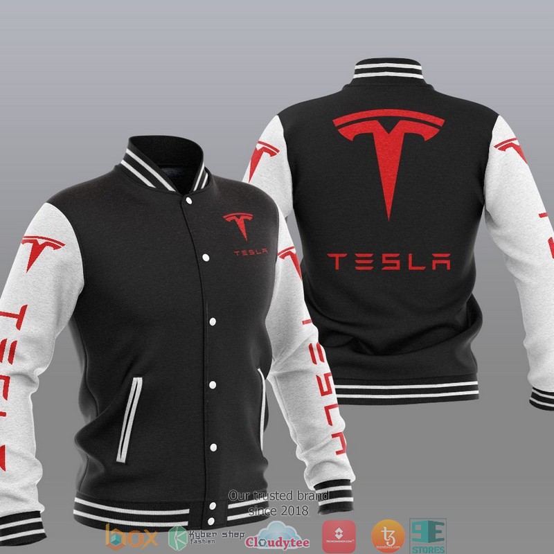 HOT Tesla Car Brand Baseball Jacket 8