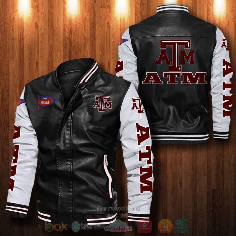 BEST Texas A&M Aggies Bomber Leather Jacket 13