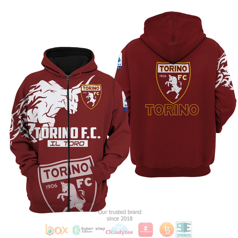 NEW Torino FC 1906 full printed shirt, hoodie 2