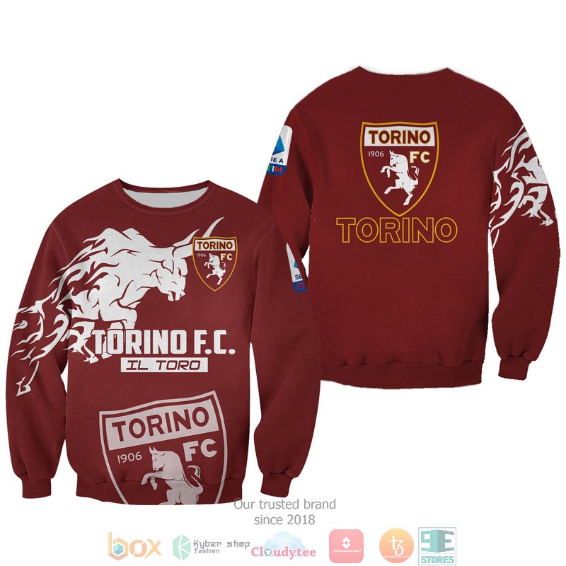NEW Torino FC 1906 full printed shirt, hoodie 3