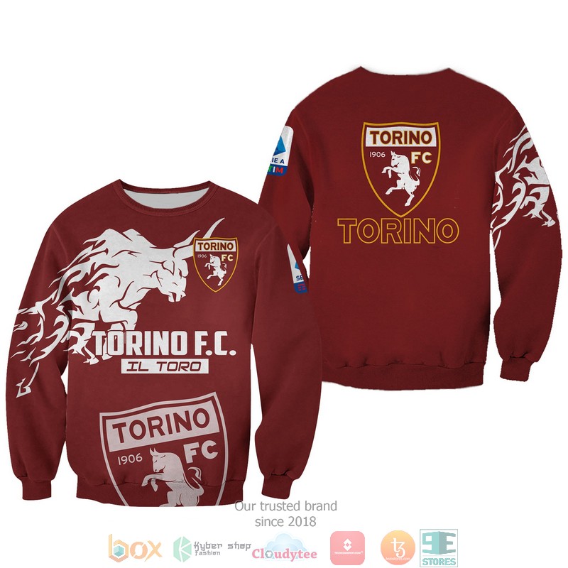 NEW Torino FC 1906 full printed shirt, hoodie 13